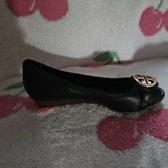 Tory Burch open toe leather wedges - Picture 2 of 12